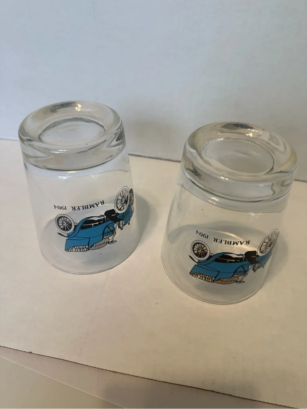 8 Vintage Automobile glasses.